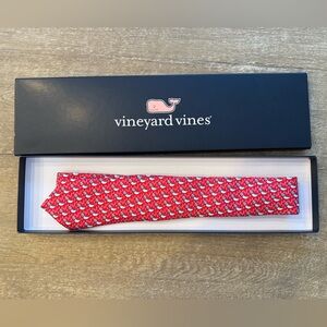 Vineyard Vines Boys Red Sailboat tie NWT